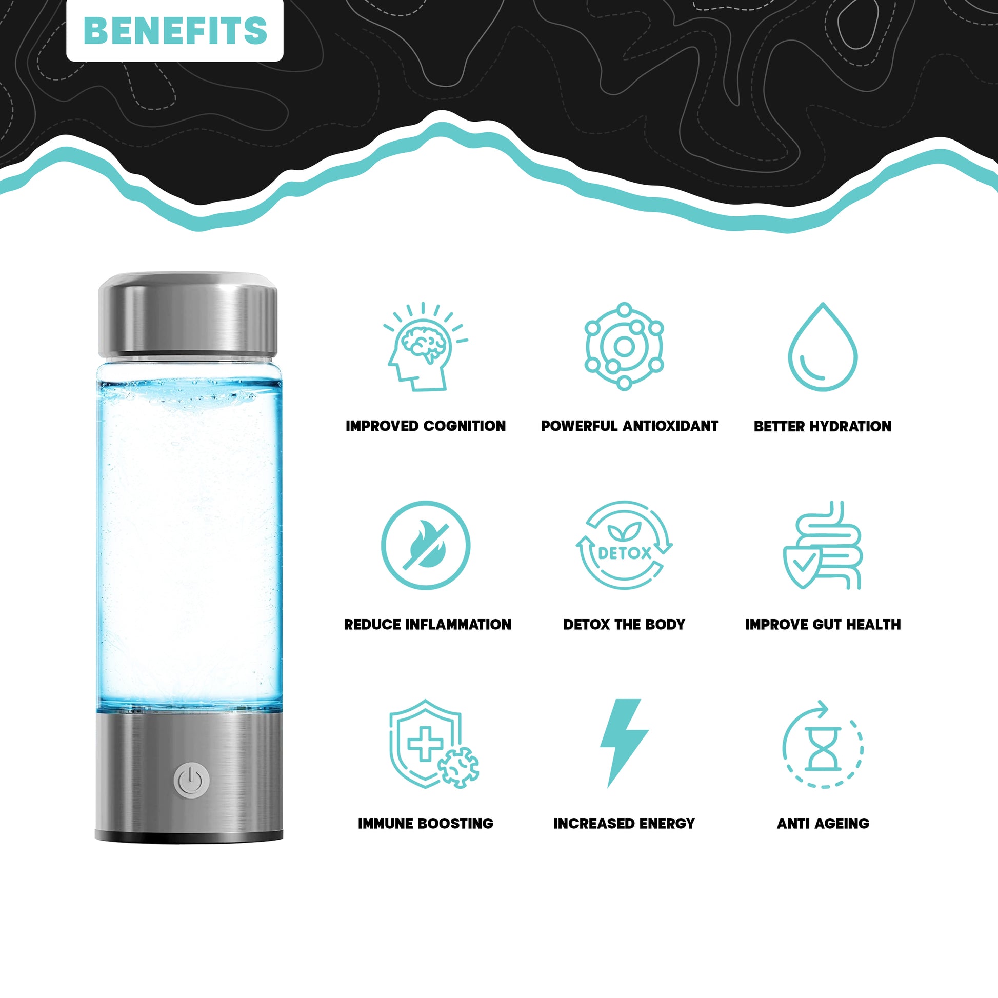 hydrogen water bottle benefits